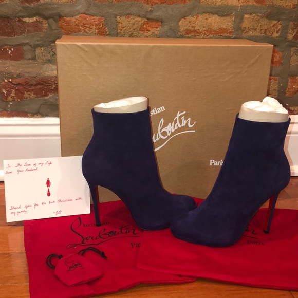 Christian Louboutin Shoes - NWT Christian Louboutin Bootylili 120 Suede